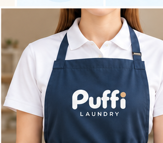 Puffi Laundry apron uniform